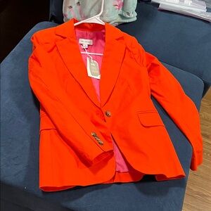Vibrant Orange Vince Camuto Women's Blazer